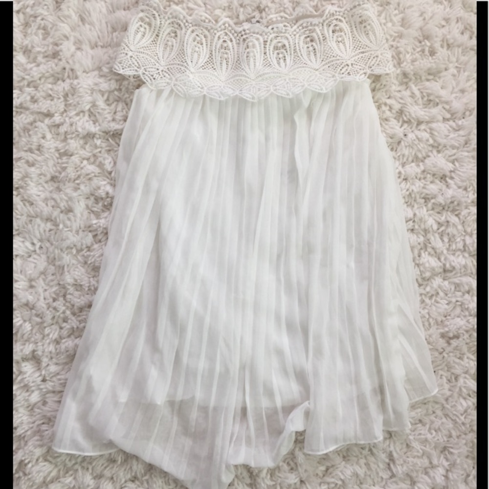 White Off the Shoulder Dress